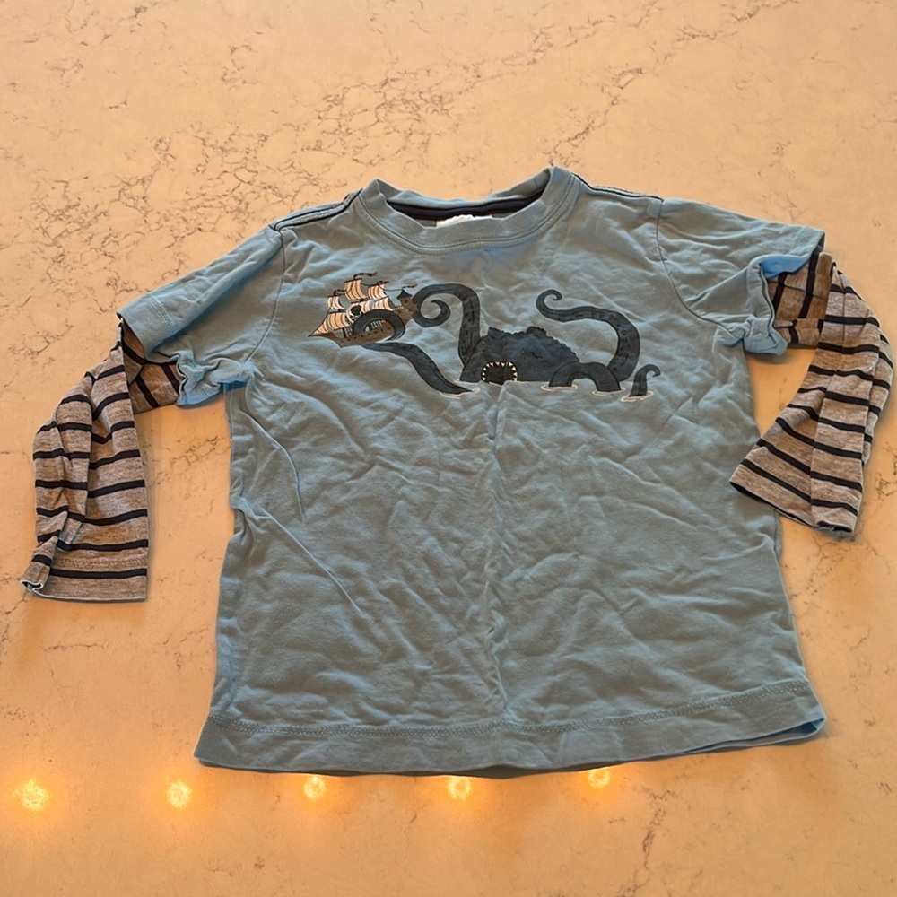 Hanna Andersson ship/octopus tee